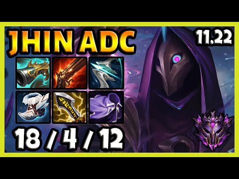 Jhin vs Xayah ADC - EUW Master - Patch 11.22  [ 18 / 4 / 12 ] 🔥