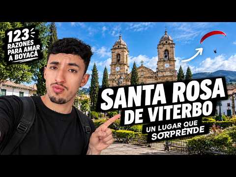 VIAJÉ a este PUEBLO de BOYACÁ y terminé VOLANDO | Santa Rosa de Viterbo