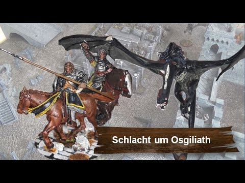 Schlacht um Osgiliath - Faramir/ Boromir vs Mordor/ Ostlinge - Spielbericht/Battle Report Mittelerde