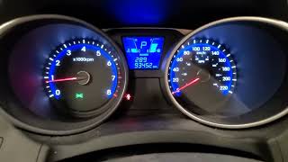 2014 Hyundai Tucson 2.0L. MIL Flashing, Loss Of Power Code P1326