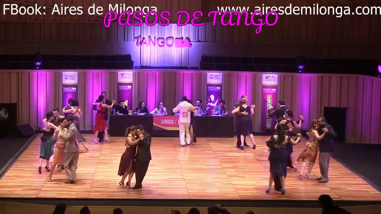 Bailes de tango salon Mundial de Tango Buenos Aires Clasificatoria pista  Ronda 8 2016