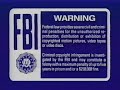 FBI Warning VHS