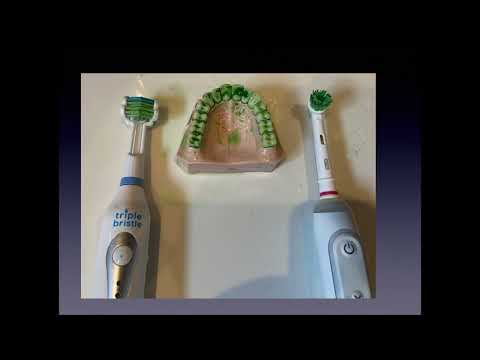 Video demonstration of Triple Bristle toothbrushing