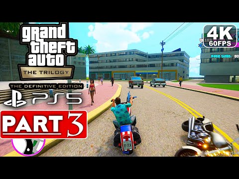 GTA VICE CITY DEFINITIVE EDITION Gameplay Walkthrough Part 3 [4K 60FPS PS5] - No Commentary