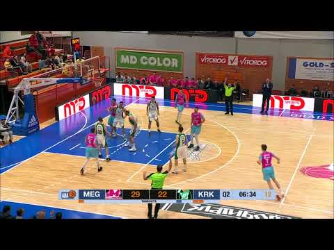 Luka Ašćerić sets new career-high with 24 points (Mega Bemax - Krka, 8.2.2019)