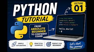 Python Programming for Beginners | Lecture 1 | Introduction to Python, Installation & First Program