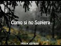 Willian Luna - Como si no supiera | LETRA