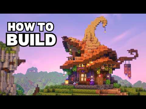 Tutorial | How to build a Witch Hut in Minecraft