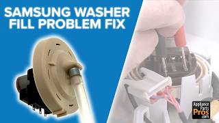 Samsung Top-Load Washer Stuck in Cycles? Pressure Sensor Test & Replace