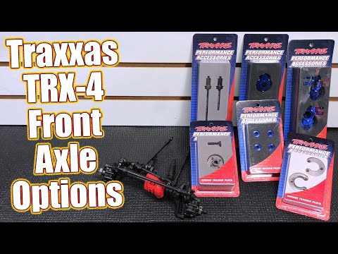 Front Axle Options Overview - Traxxas TRX-4 Sport Full Upgrade Project Truck Part 4 | RC Driver