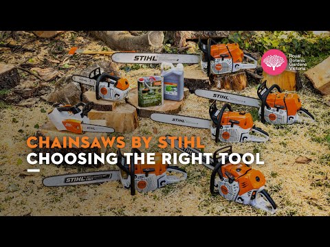 CHAINSAWS BY STIHL. CHOOSING THE RIGHT TOOL.