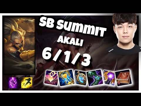 Akali vs Jayce SB Summit TOP (6/1/3) Gameplay Replay - Patch 10.23