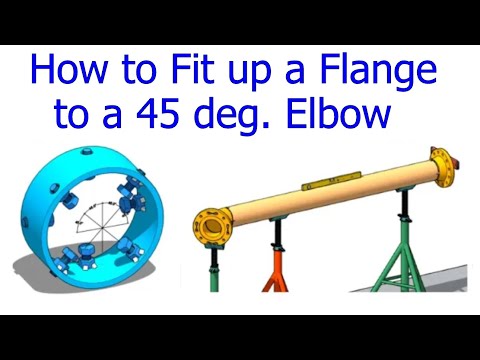 FIT UP AND INSPECTION OF ELBOWS OF ANY DEGREE WITH TWO RIGHT ANGLES