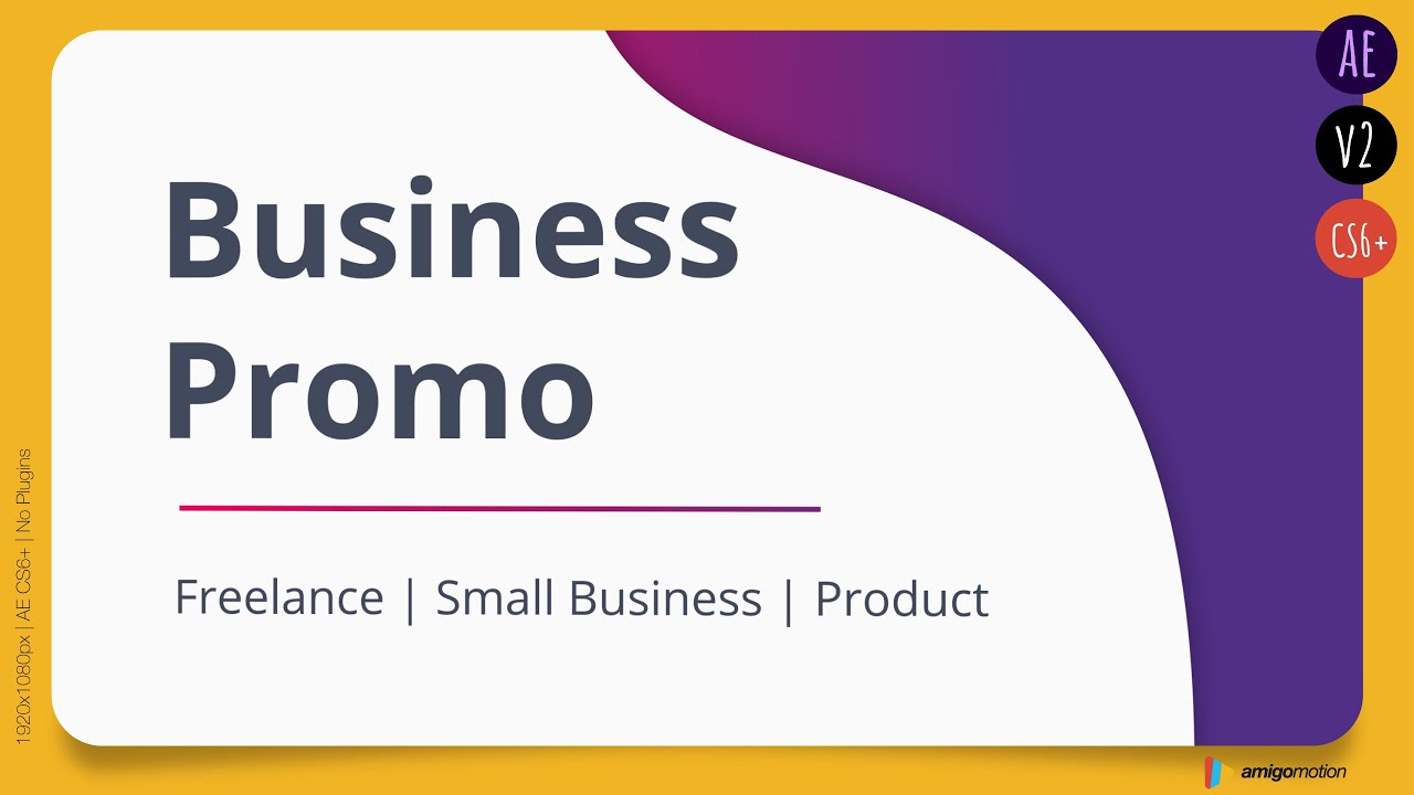 Freelance | Small Business | Product | Marketing Promotion [Video Template]