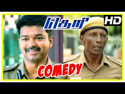 Theri movie | Full Comedy Scene | Samantha | Amy Jackson | Rajendran | Baby Nainika | Raadhika