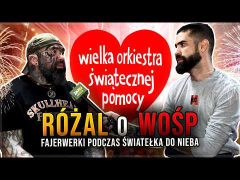 RÓŻAL O WOŚP | Fajerwerki podczas Światełka do Nieba