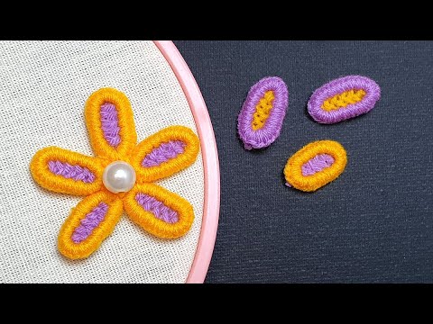 Amazing Woolen Flower Making with Finger - Diy Wool Craft Ideas - How to No Crochet Flower at Home