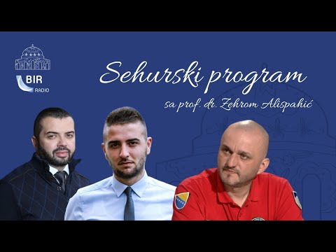 Sehurski program "Zapostimo zajedno" sa prof. dr. Zehrom Alispahić -  Ko uradi koliko trun dobra...