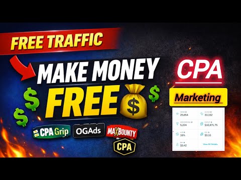 CPA Marketing with Free Traffic