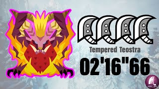【MHWI】★M6 "滅日" 02'16"66 大剣pt (非火事場) 【歴戦テオ・テスカトル】/ Day of Ruin Tempered Teostra GS×4