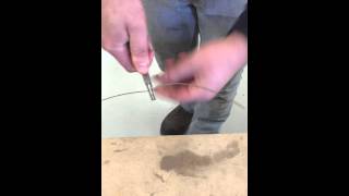 Bending piano wire