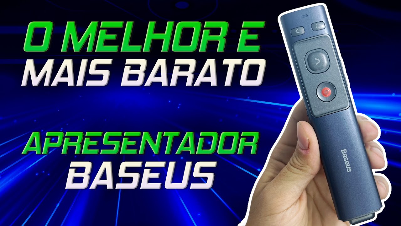 O MELHOR Apresentador e Passador de Slides Baseus (BARATO!)