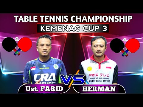 Herman VS Ust. Farid CRA Table Tennis Championships Kemenag Cup 3 2022