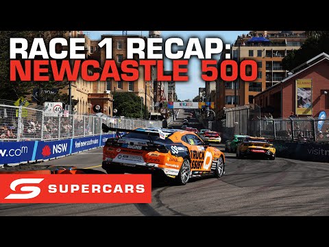 SUPERCARS 2023 Thrifty Newcastle 500 レース1ハイライト動画