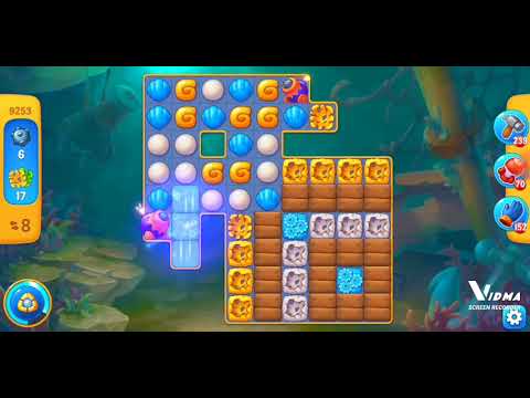 Fishdom. 9253 level no boosters and diamonds. 13 moves