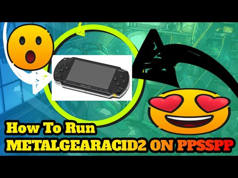 How To Run Metal Gear Acid 2 On Ppsspp Emulator 2025 - On Low-End Laptop