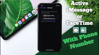 Activate iMessage and FaceTime with Phone Number [How to on iOS 15]