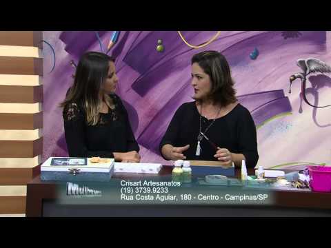 Mulher.com 23/05/2014 - Caixa Margarida MDF por Marisa Parte 1