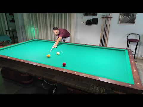 biliardo traversino e pallino da 4 di retrò