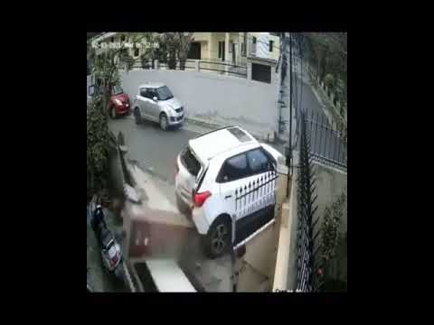funny car accident 😂😂•|try•|not•|to•|laugh•|