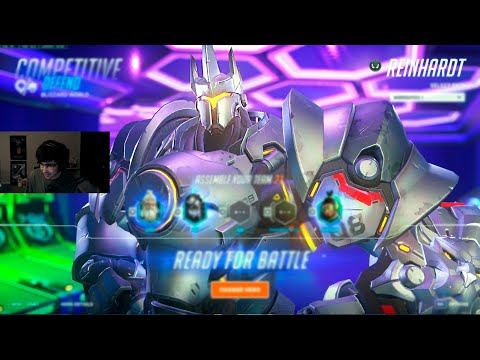 SUPER REINHARDT GAMEPLAY - OVERWATCH 2 SEASON 11 TOP 500