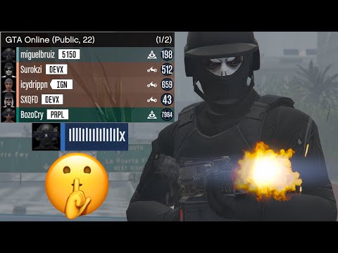 Jumping My CREW MEMBERS IN A UNDERCOVER ACCOUNT - GTA Online
