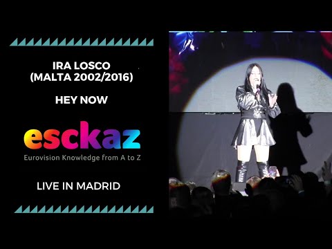 ESCKAZ in Madrid: Ira Losco (Malta 2002/2016) - Hey Now (at Welcome PrePartyES 2019)