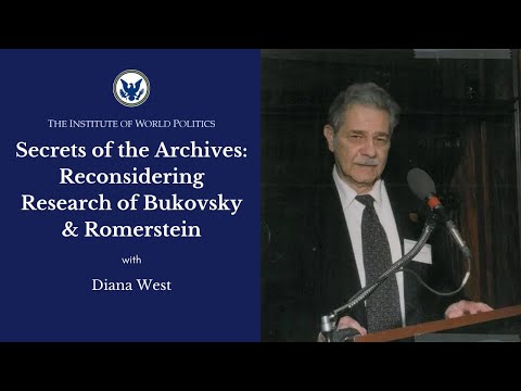 Diana West talk from Nov. 2022 on Reconsidering Research of Bukovsky & Romerstein, or, how did we get here?