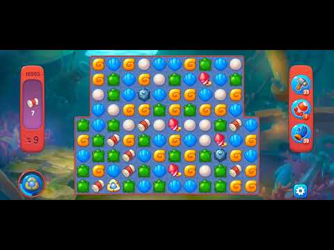 Fishdom Hard Level 10505 (with Double Lightning Boosters) @choraelmin