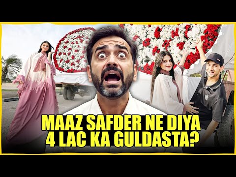 Maaz Safdar Gives Wife BIGGEST Bouquet in Pakistan Ever!