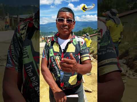 ¡Transformando rutas. En Santa Bárbara, Huehuetenango, avanza la construcción de la Ruta RD HUE-1.