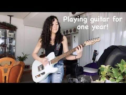 My One Year Electric Guitar Progress