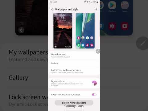 One UI 4.0 Wallpapers UI #Shorts