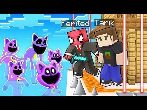 EN GÜVENLİ EV VS CATNAP ORDUSU - Minecraft