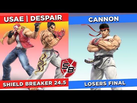 Shield Breaker 24.5 - Losers Final - Cannon (Ryu) Vs. USAE| Despair (Kazuya, Terry)