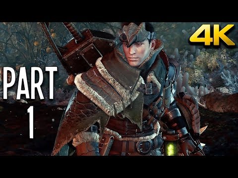 MONSTER HUNTER WORLD EARLY GAMEPLAY WALKTHROUGH PART 1 - OPEN BETA (PS4 PRO 4K)