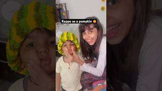 Divya made pumpkin cap with crochet / Ghamu Saran / How to make winter cap for ladies #shorts