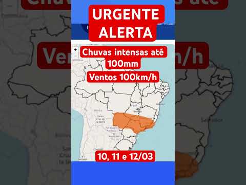 #alerta #chuvas #vento #saopaulo #riodejaneiro #minasgerais #matogrossodosul #goiás #paraná