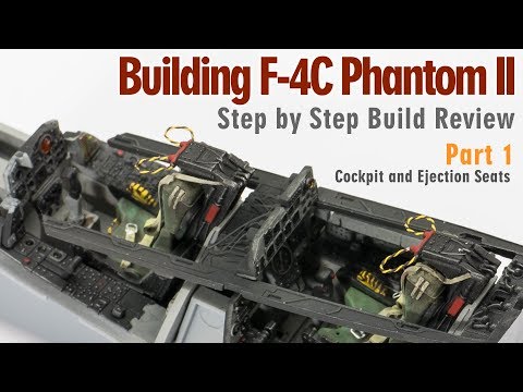 Zoukei-mura SWS 1/48  F-4C Phantom II Build Review Part 1 - Cockpit and Ejection Seats