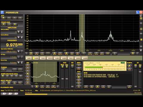 KVOH-Simi Valley, CA (U.S.A.) 9975kHz 11/5/13 01:56~UTC - Station Announcements